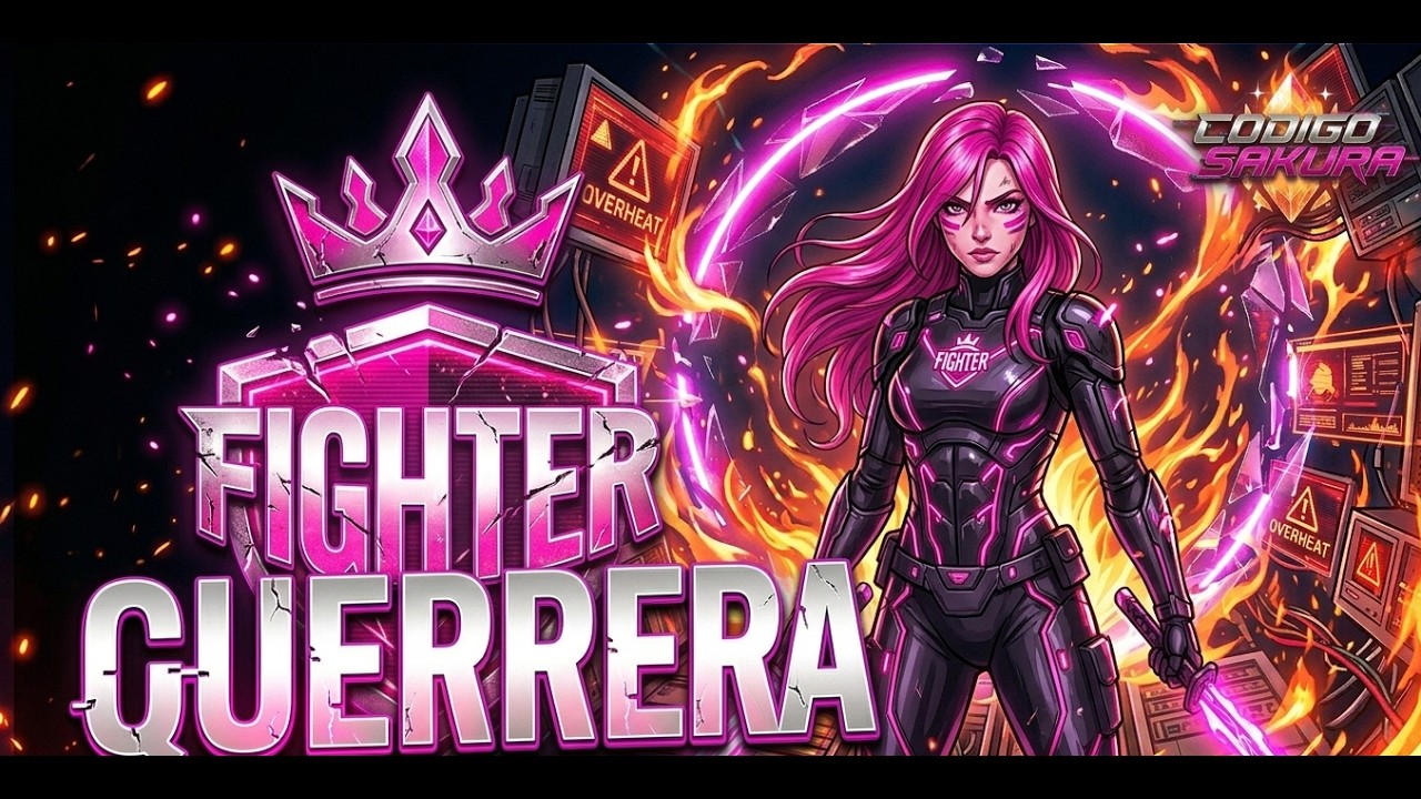 Guerrera (Versión Libre de Fighter) - CÓDIGO SAKURA ⚔️👑🌸#fuerza #fighter #hola