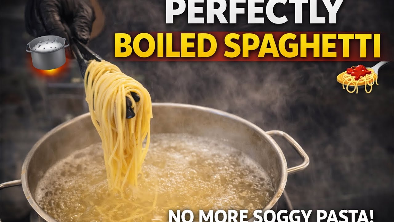 How to Boil Pasta Perfectly 🍝 | No Sticky, No Soggy Pasta (Chef Tips)