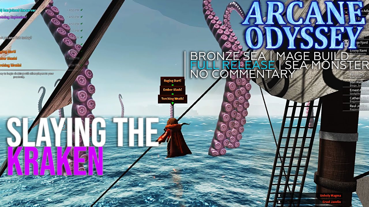 [FULL RELEASE UPDATE] ARCANE ODYSSEY - Encountering the Kraken | ROBLOX Gameplay No Commentary [HD]