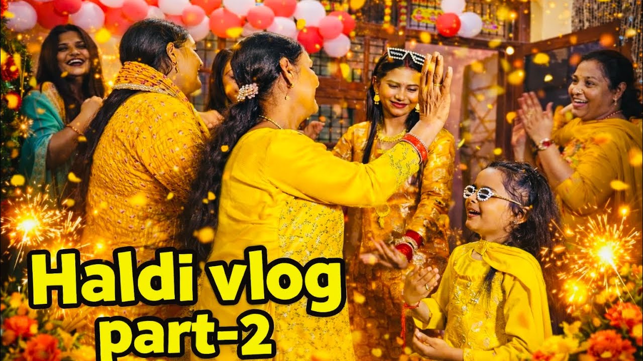 Haldi vlog part -2 dance karne mein aaya bohot mjaaa 😱ladko ne ki kaafi masti 😝#haldiceremony #viral