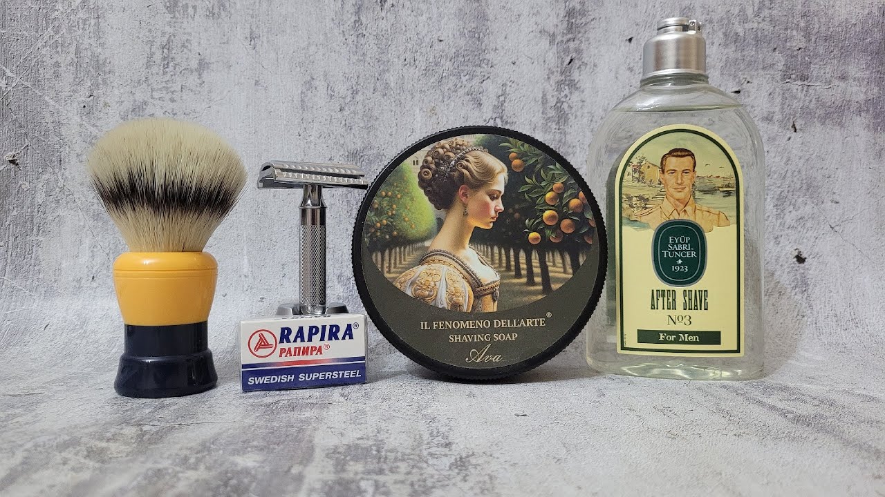Merkur 37C slant & Rapira swedish supersteel, IL Fenomeno Ava, Mr. Murray G9, одеколон For Men № 3