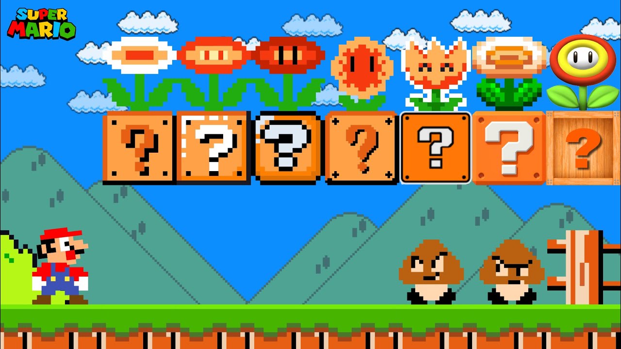 Cat Mario: Super Mario Bros., but the Fire Flower is Custom...