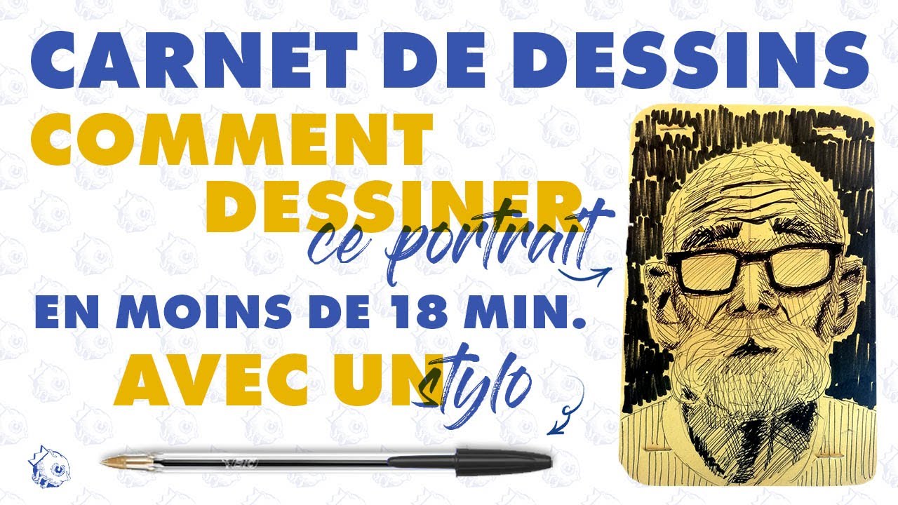 Dessiner un beau portrait d'homme rapidement