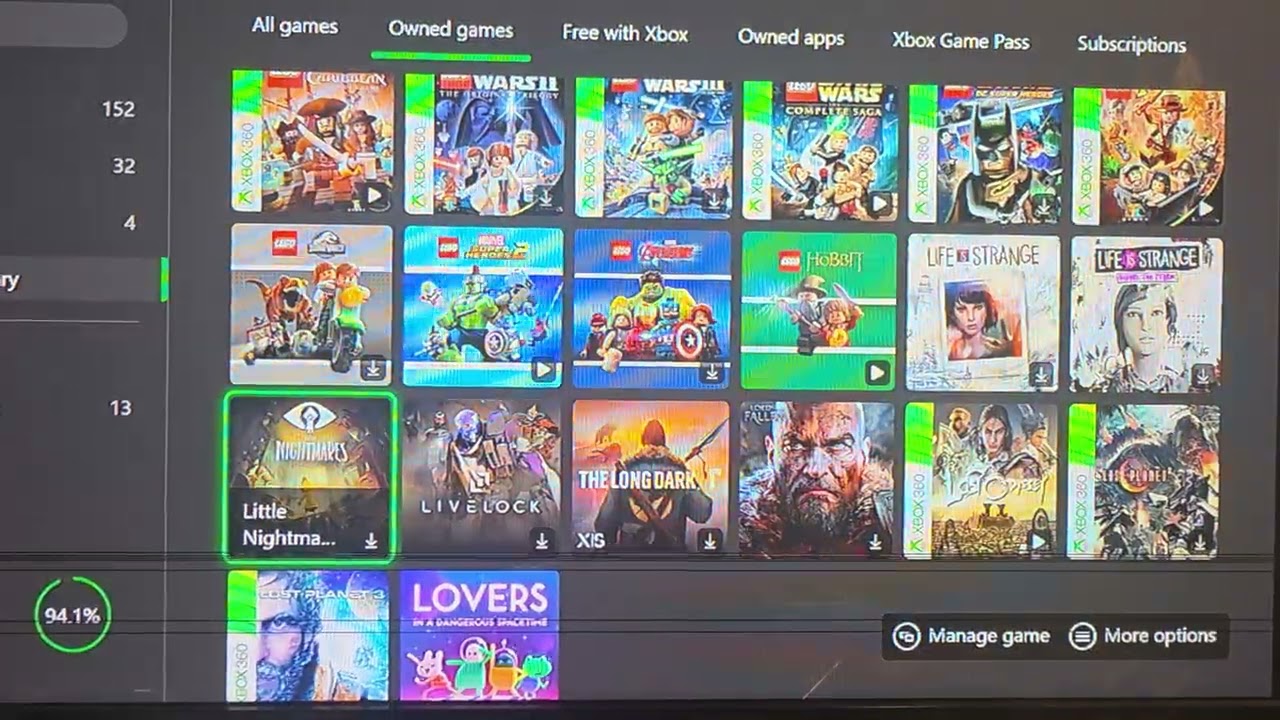 Xbox digital game collection