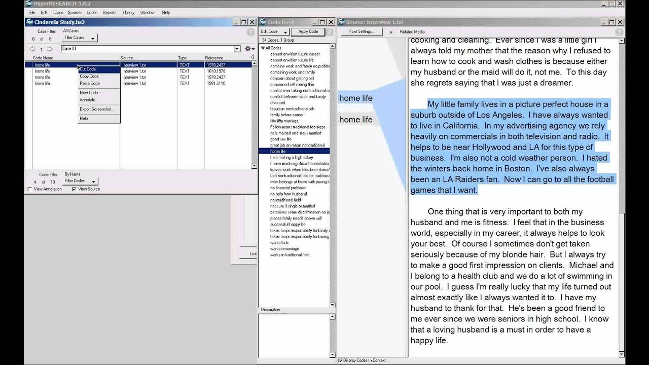HyperRESEARCH Basics Part 4.wmv