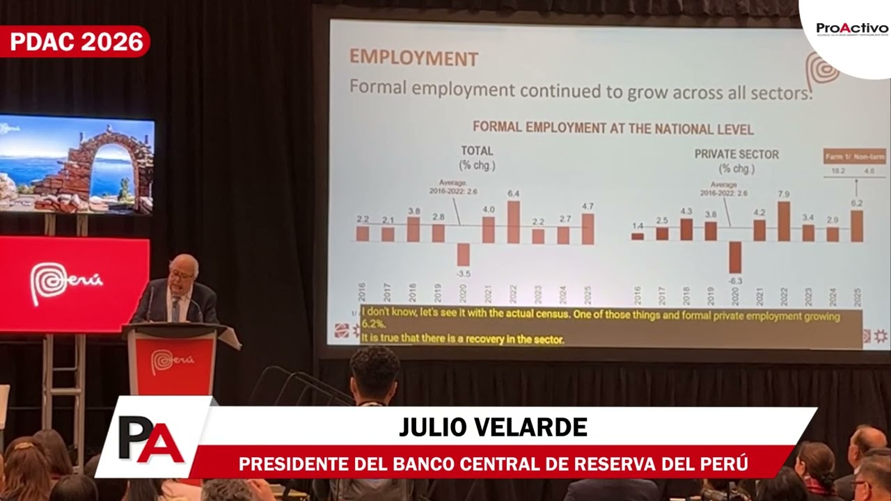 🍁 PDAC 2026 | Julio Velarde, presidente del Directorio del BCRP