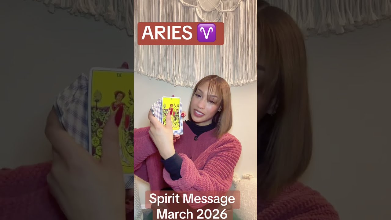ARIES TAROT READING | Spirit Message | March 2026 #tarot #tarotreading #aries  