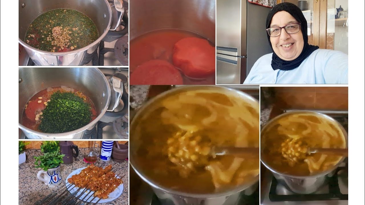 طريقة تحضير الحريرة مغربية مع اسرار نجاحها ولذتها خطوة خطوة بلا مواد حافضة مع تتبلة قطبان 👍 🇲🇦💯