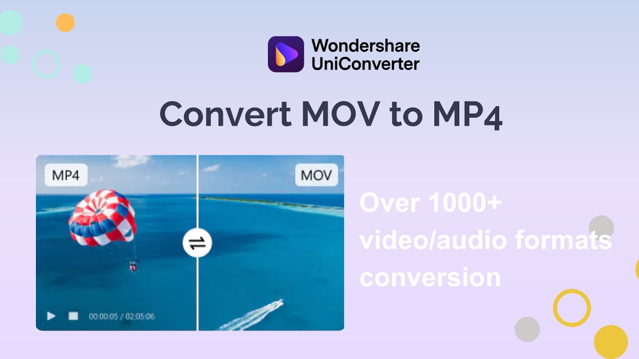 How to Convert MOV to MP4 in Second! | Video Converter