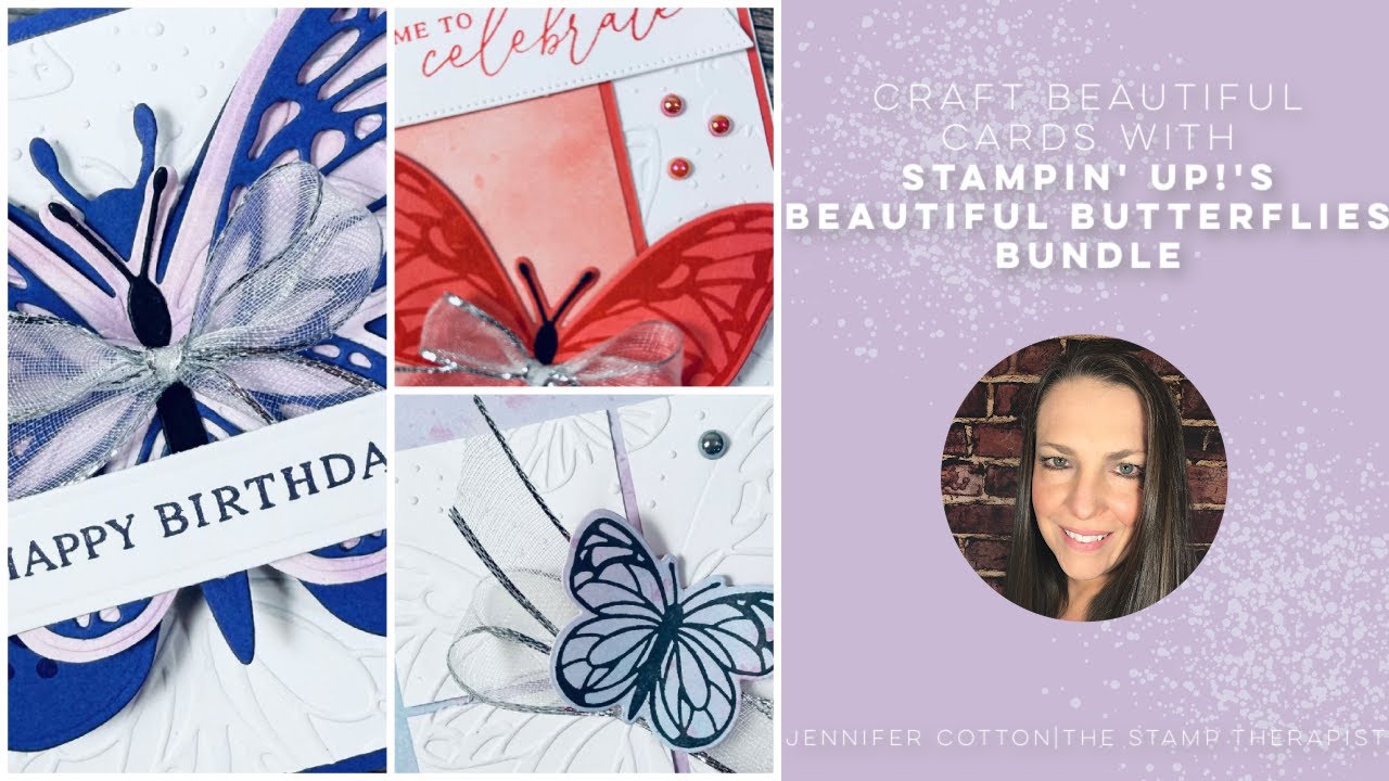 ✨ New Stampin’ Up! Product: Beautiful Butterflies Bundle & Beautiful Bokeh Designer Series Paper!