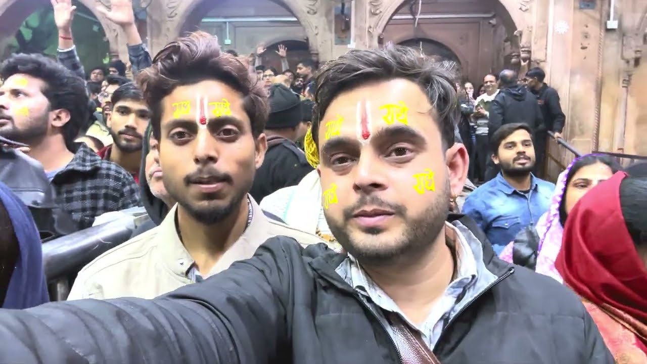 Banke bihari mandir Vrindavan 👍😍 