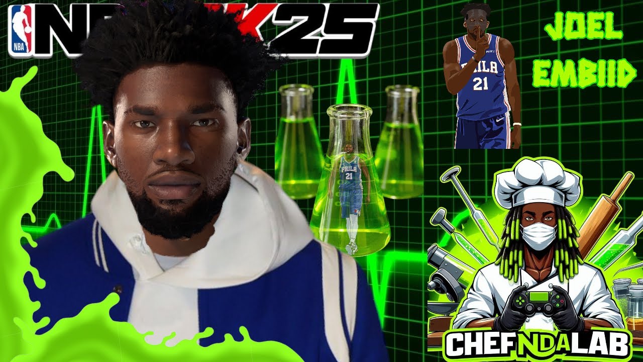 The Realest Joel Embiid NBA 2k25 Face Creation (Chef's Edition) 💪🏾🔥🔥