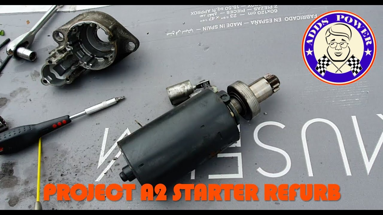 Audi A2 Project Part 8: Starter Refurb