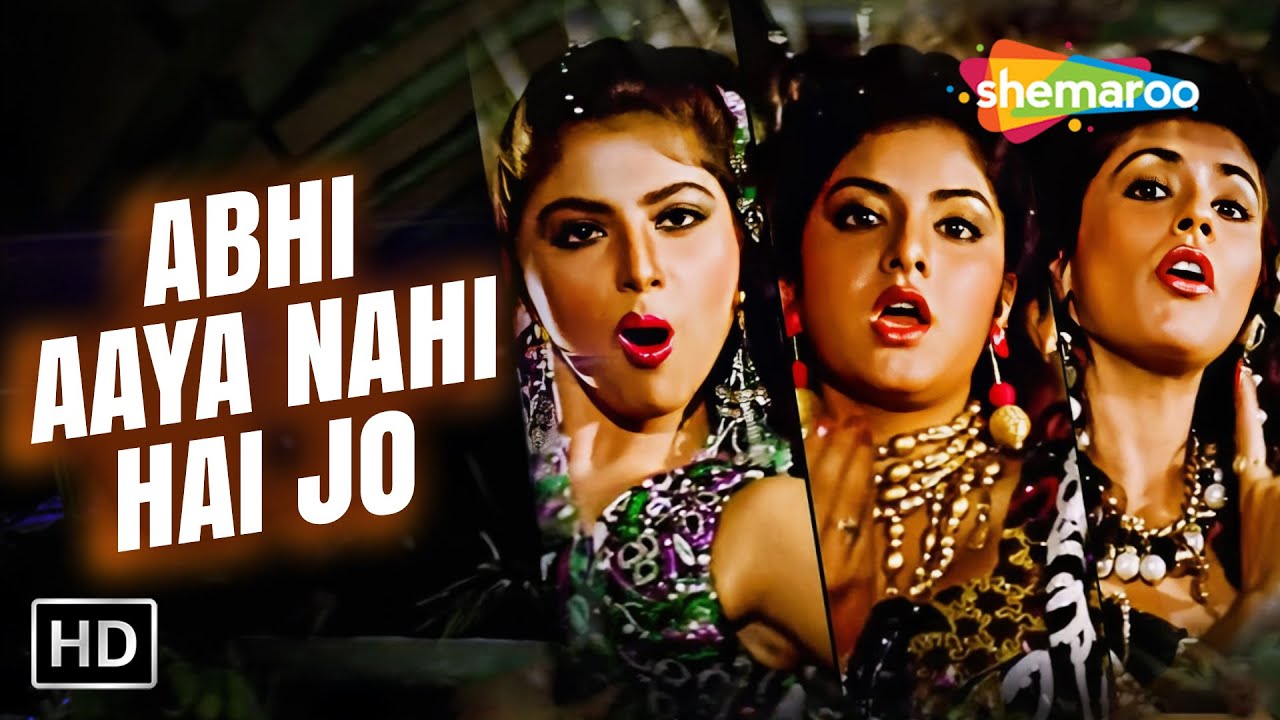 Abhi Aaya Nahi Hai Jo | Vishwatma (1992)| Amit Kumar, Sapna | Amrish Puri, Naseeruddin, Divya Bharti