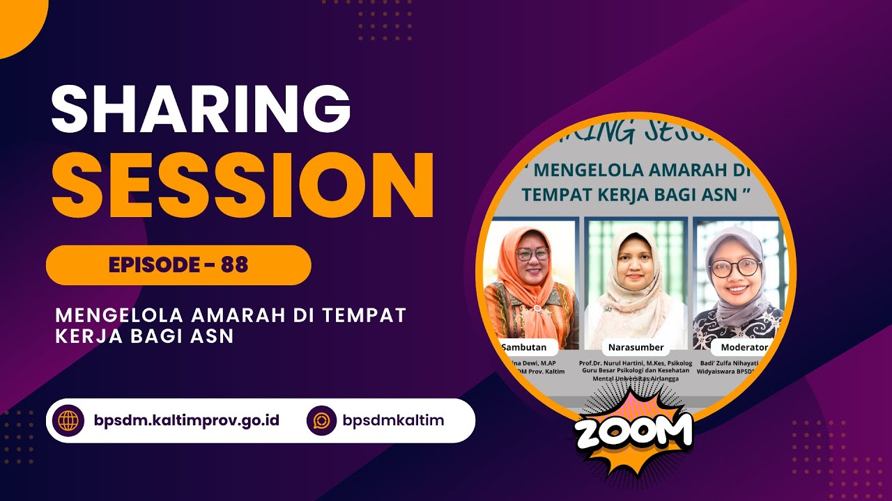 Sharing Session Eps. 88 - Mengelola Amarah di Tempat Kerja bagi ASN