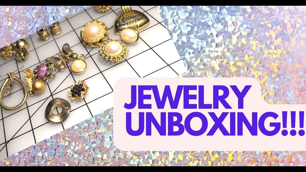 THRIFT STORE JEWELRY GRAB BAG UNBOXING & JEWELRY SALE!!!