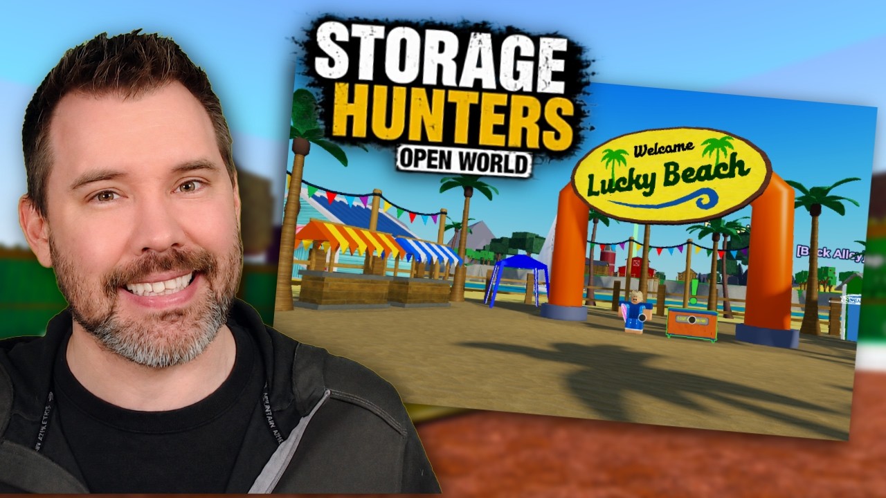 Grinding Lucky Beach Area In Storage Hunters (Roblox)