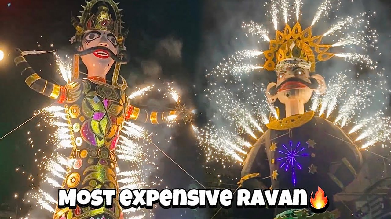 Most Expensive Ravan Dahan | Dussehra 2024 | Ravan dahan | Subhash nagar | Karampura | Tagore garden