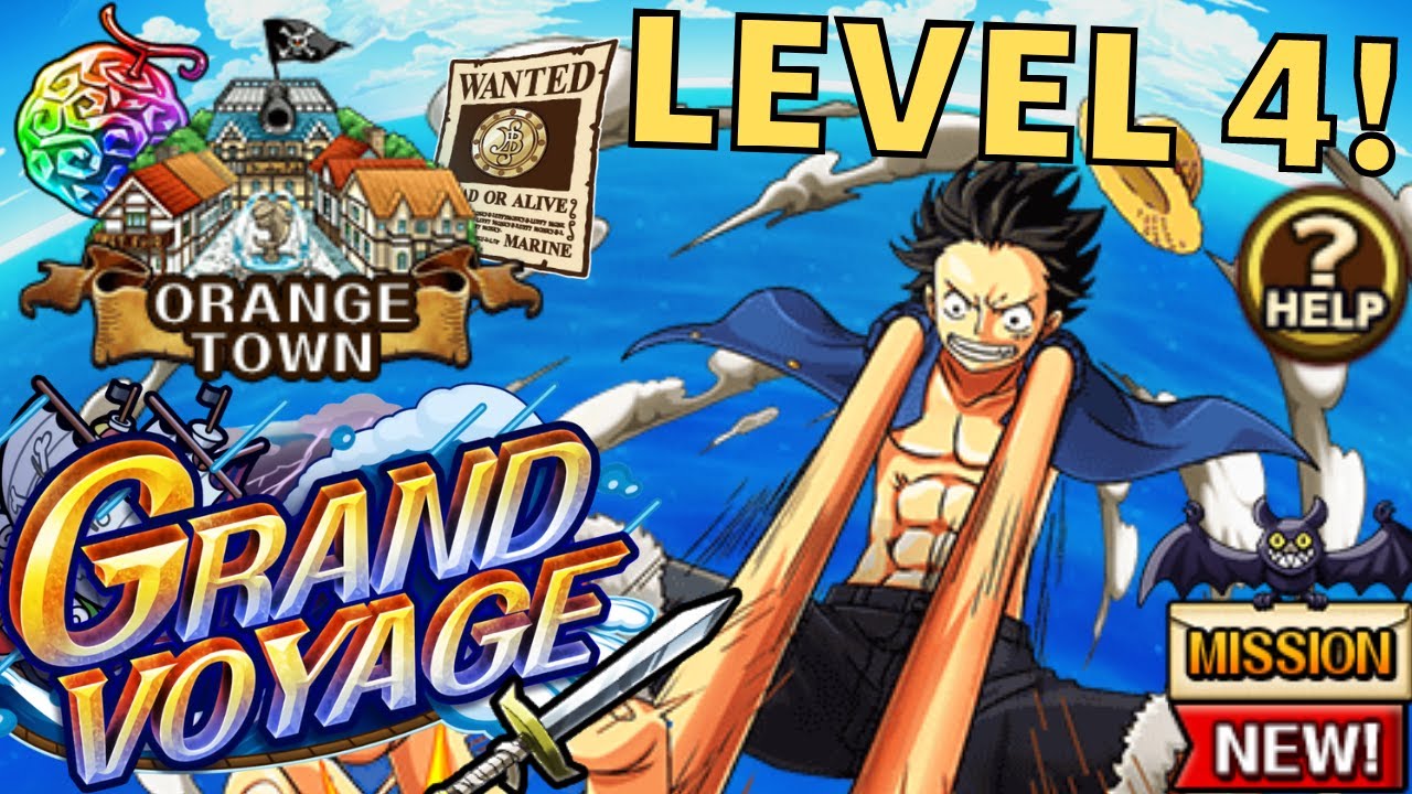 OPTC Grand Voyage vs Luffy! LV 4 GUIDE - Orange Town (One Piece Treasure Cruise)