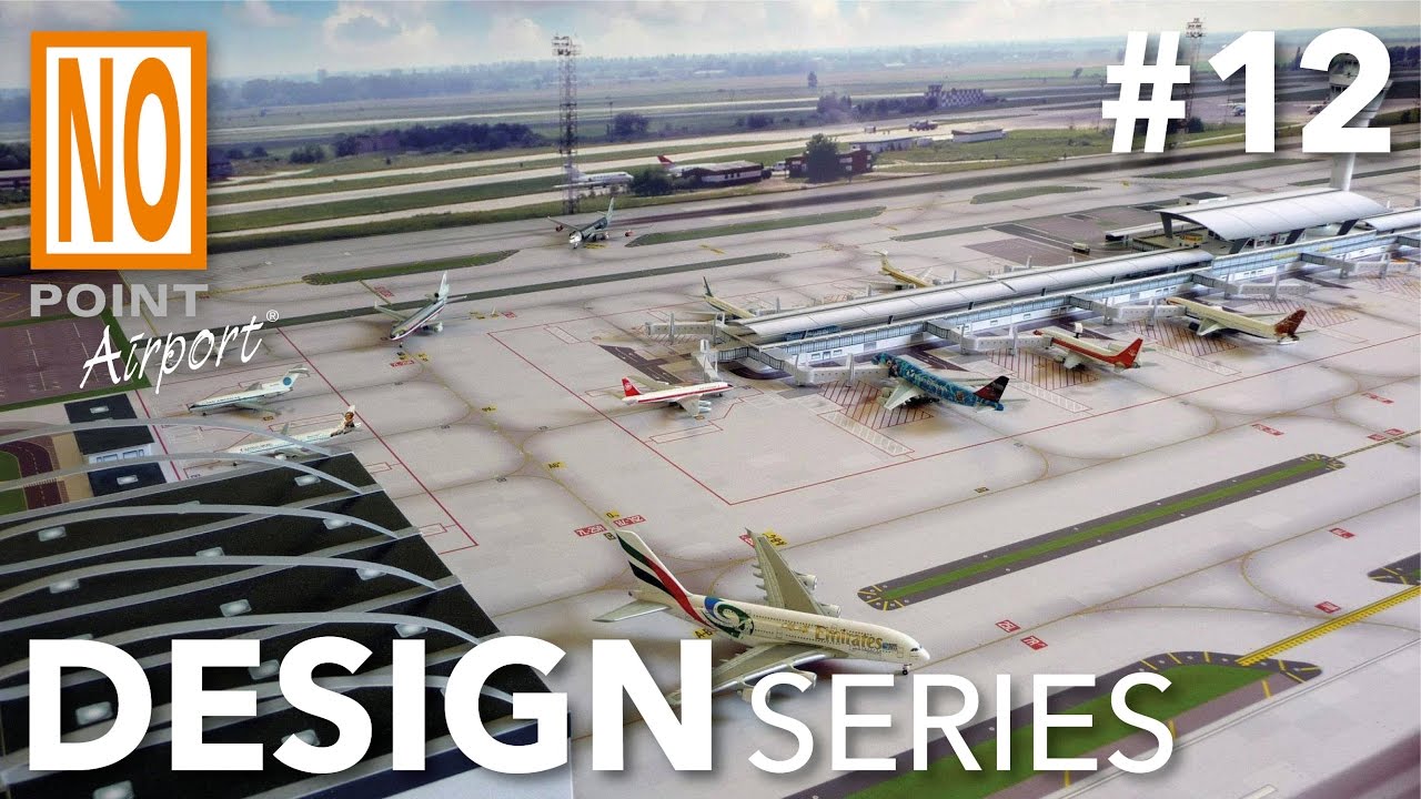 DESIGN (Fantasy) ’look-a-like’ • Diorama Airport • Scales 1:500, 1:400 & 1:200