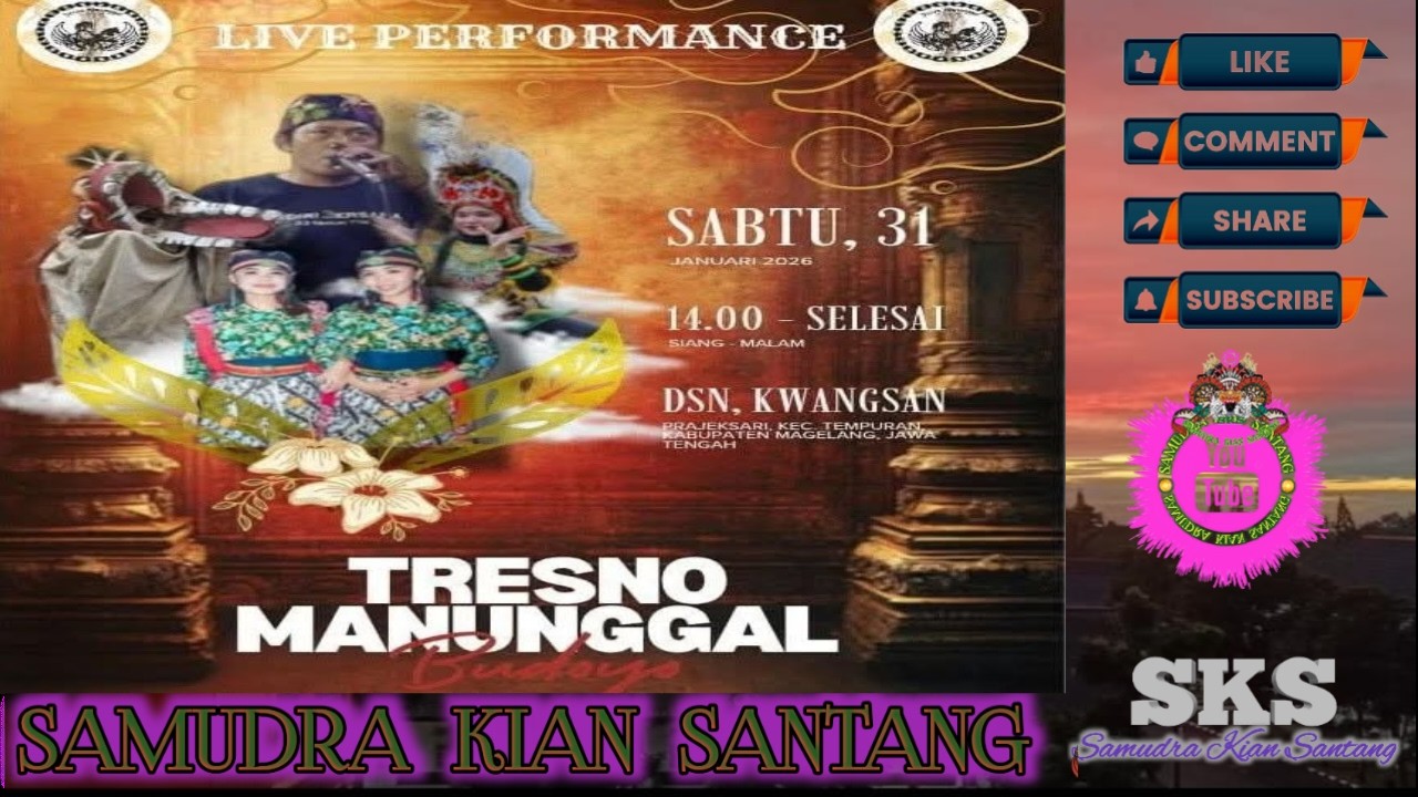 🛑Live Streaming Tresno Manunggal, Performance in Dsn Kwangsan Prajeksaei Tempuran  MGL