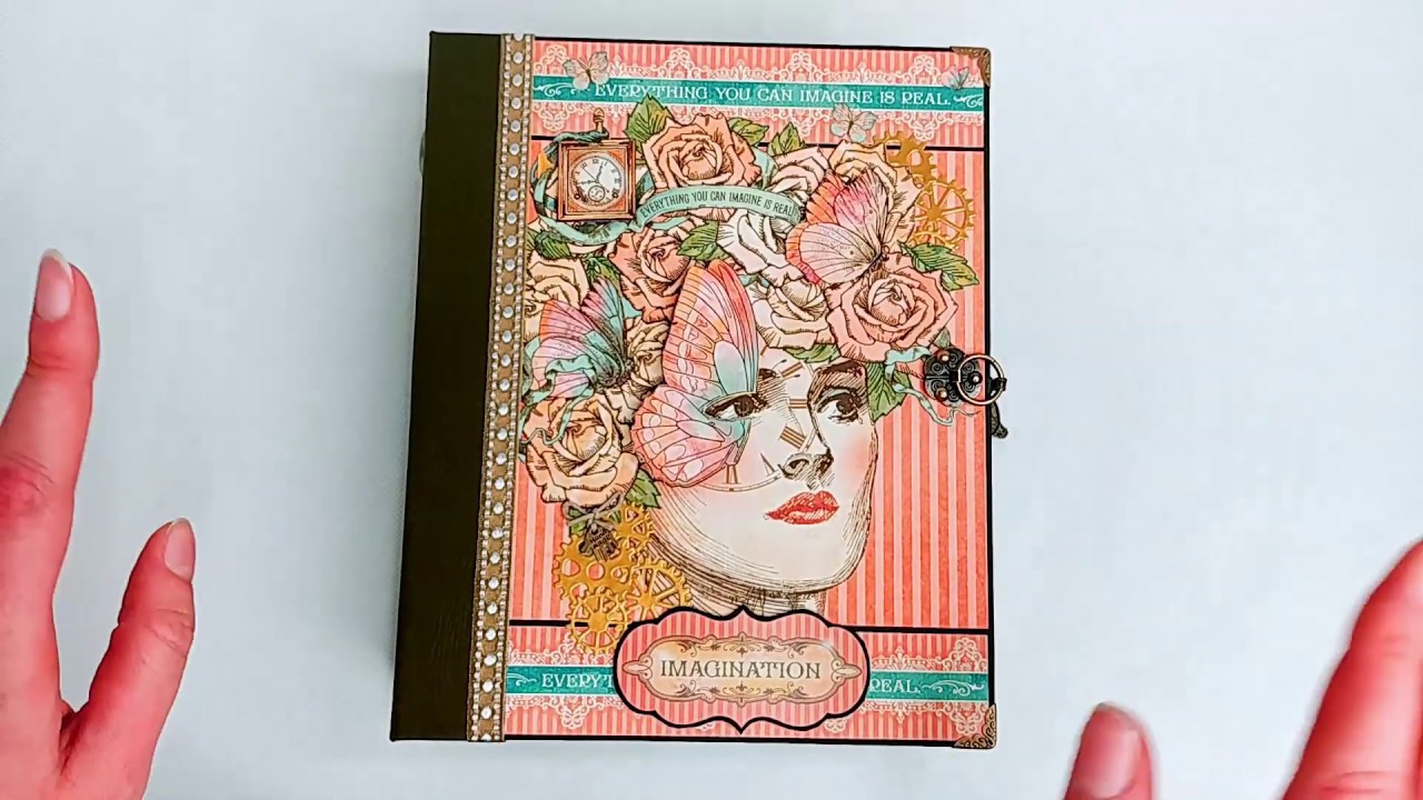 Graphic 45 Imagine Mini Album | Scrapbooking