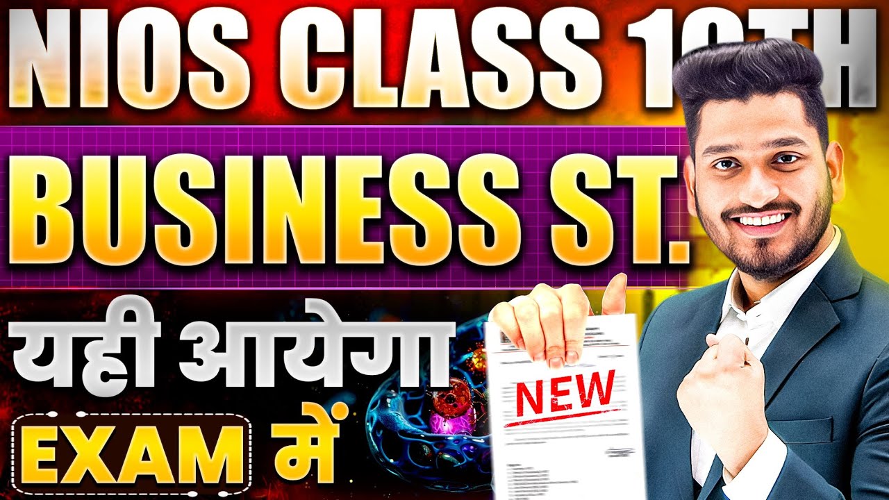 NIOS Class 10th Business Studies (Part-1) Most Important Questions with Solutions | Pass 100%