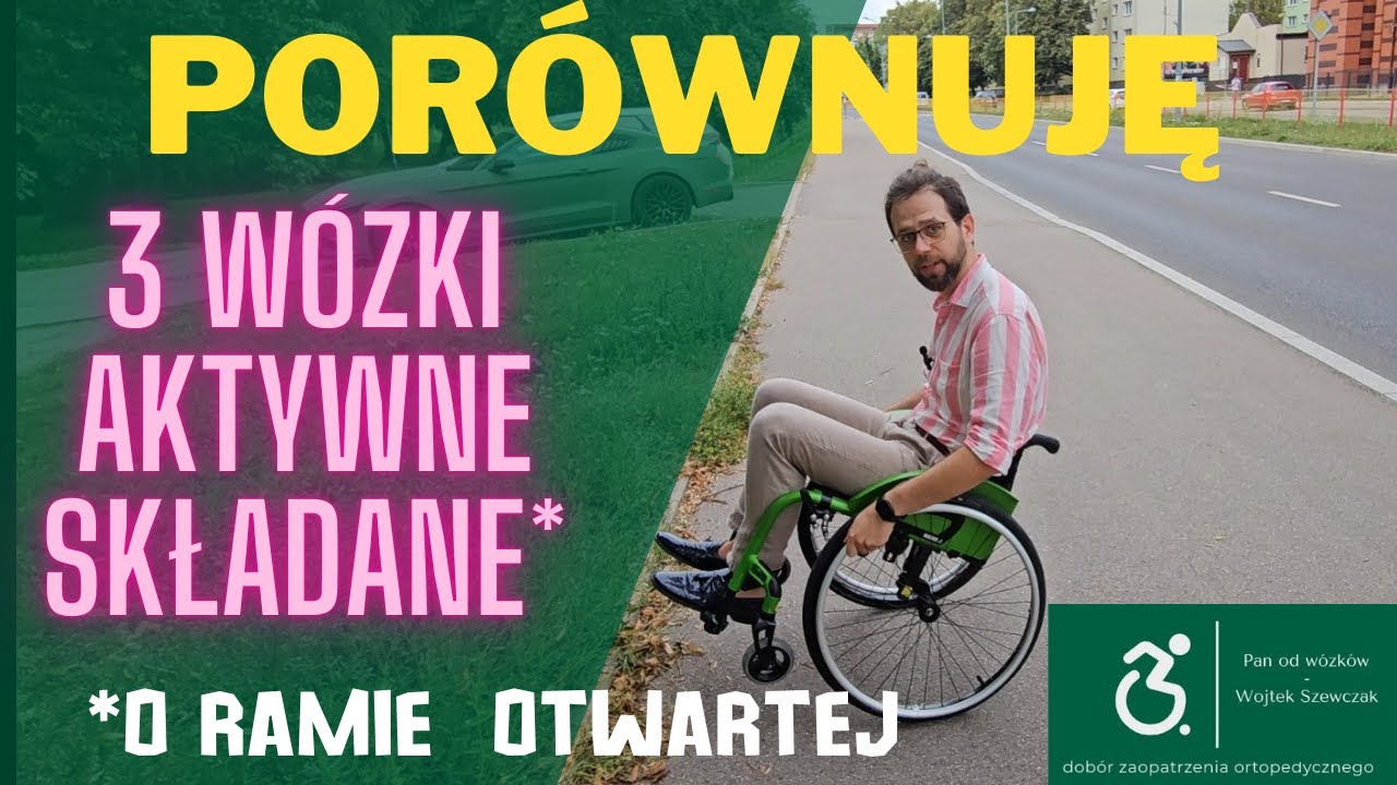 Porównanie 3 wózków aktywnych o otwartej ramie: Sunrise Medical Xenon, Meyra Nano X, OttoBock Zenit