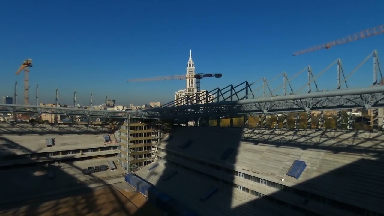 Стадион ЦСКА съемки с дрона