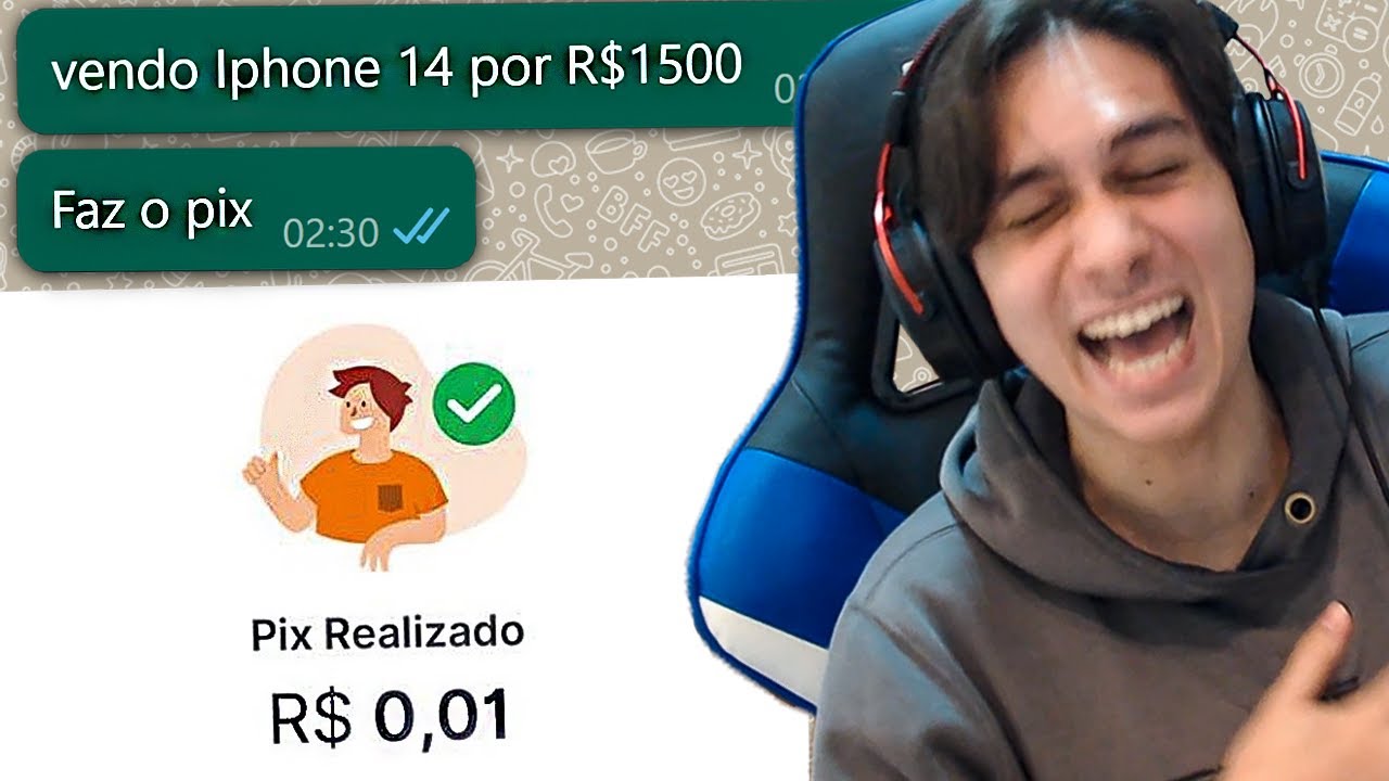1 HORA DE TROLLANDO GOLPISTAS DO WHATSAPP E PIX - RETROSPECTIVA 2022