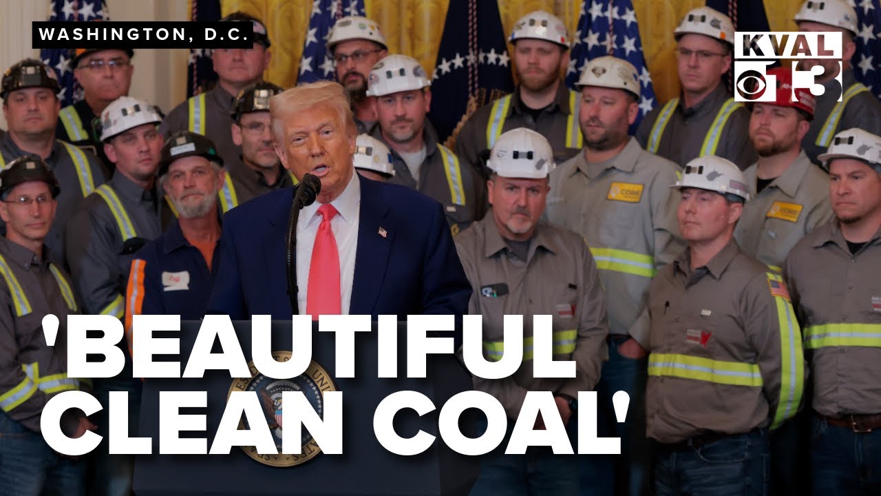 President Trump unleashes American energy with executive order on coal industry