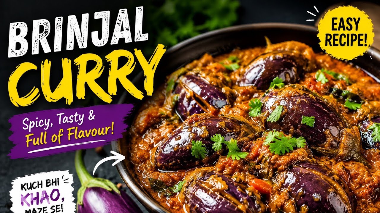 How to cook stuffed brinjal curry 