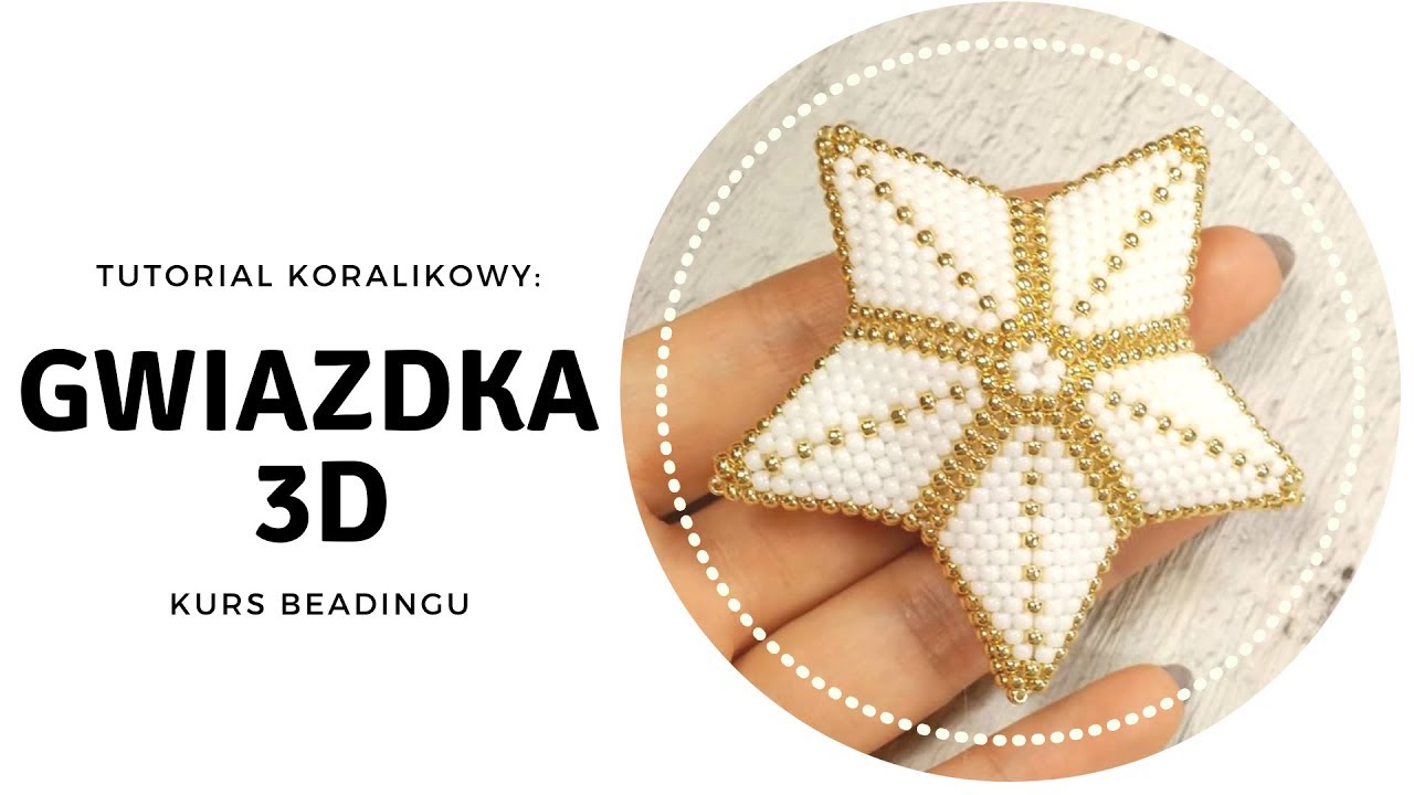 Jak zrobić ⭐ gwiazdkę 3D ⭐ z koralików?