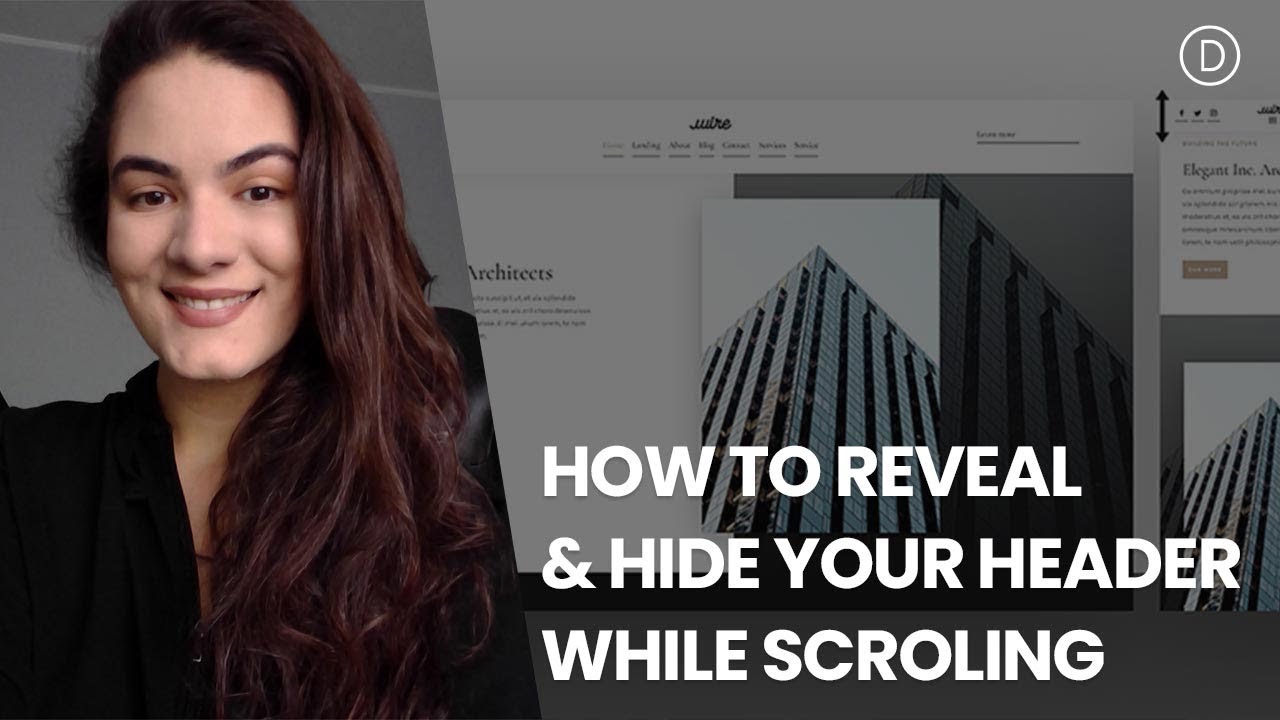 How to Reveal Your Global Header While Scrolling Up & Hide While Scrolling Down with Divi