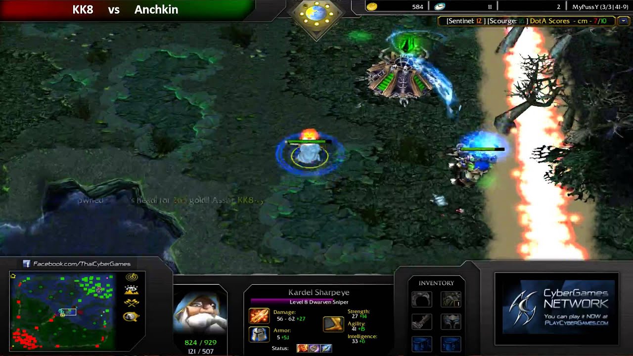 CyberGames DotA March 2014 - Round of 16 - KK8 vs Anchakin