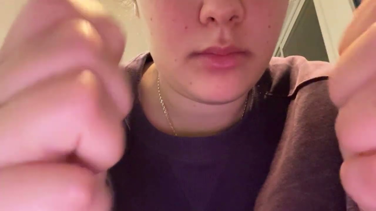 coloring on ur face #asmr 