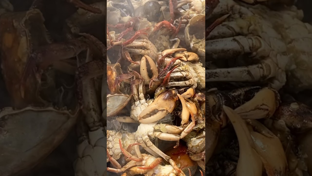 Stir Fried Rice Field Crab #cooking #crab #shorts @MySkillCooking