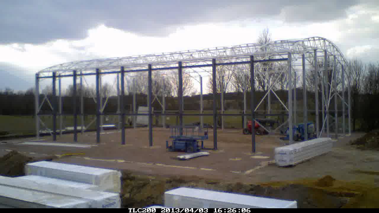 Freman Sports Hall - June 2013 - External Build Completed
