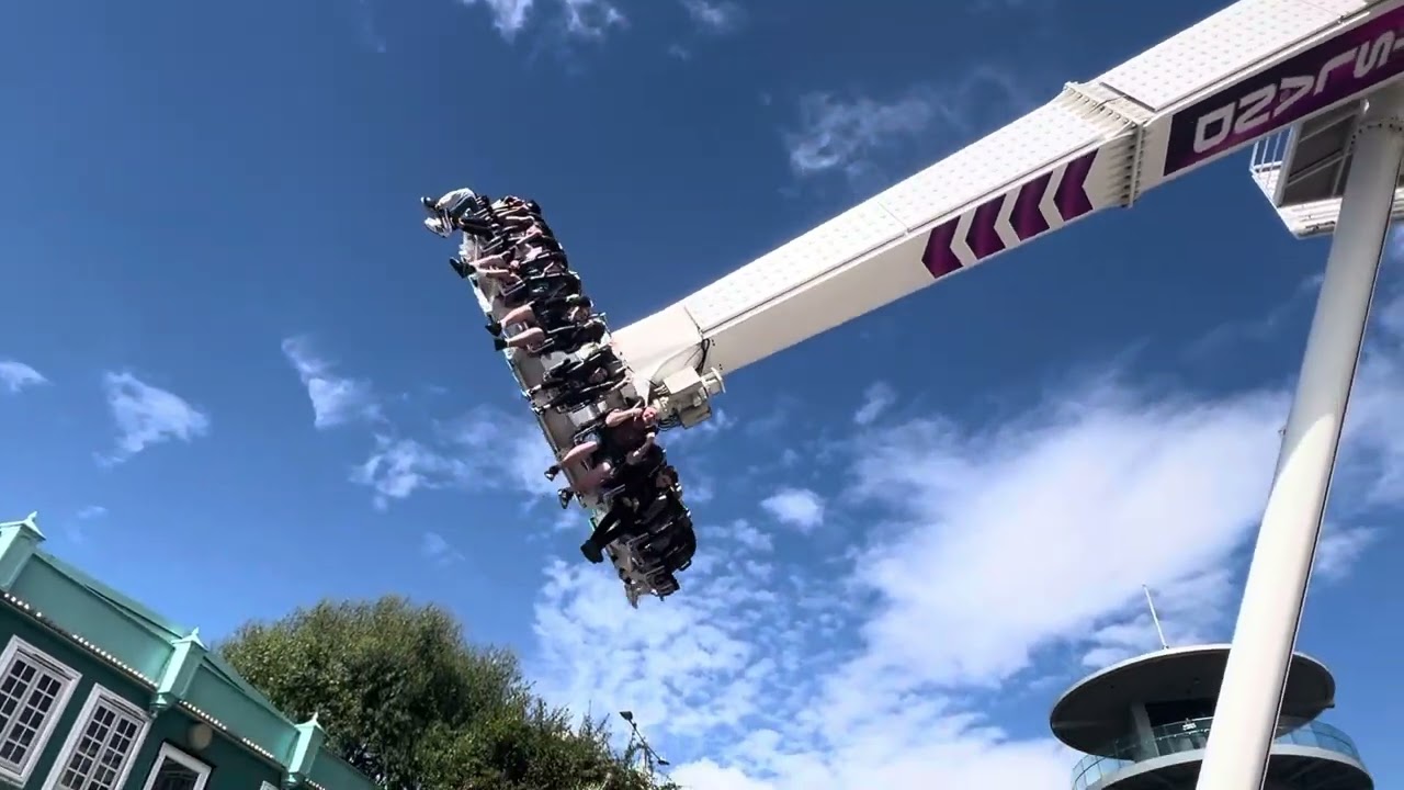 Lauren on Axis at Adventure Island, Southend