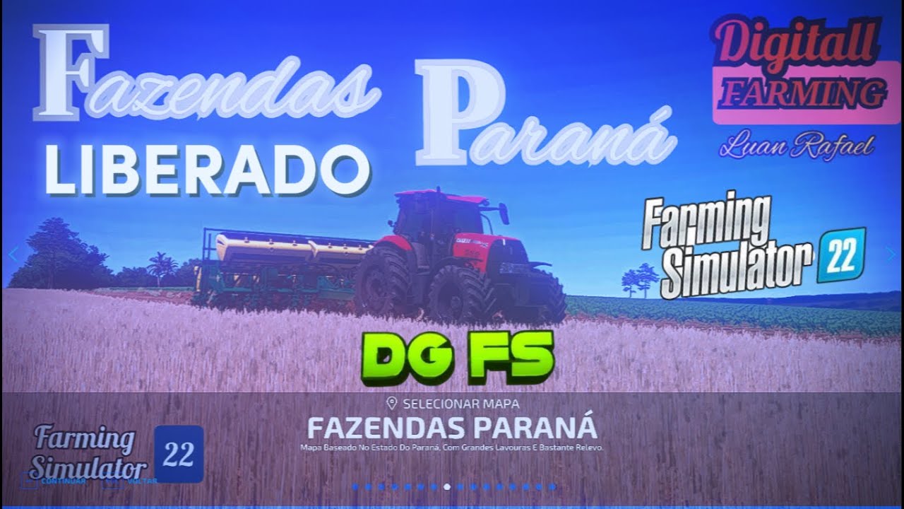 FAZENDAS PARANA ,Mapa BR Muito Show | Apresentando Mods PC | LIBERADO | Farming Simulator 22