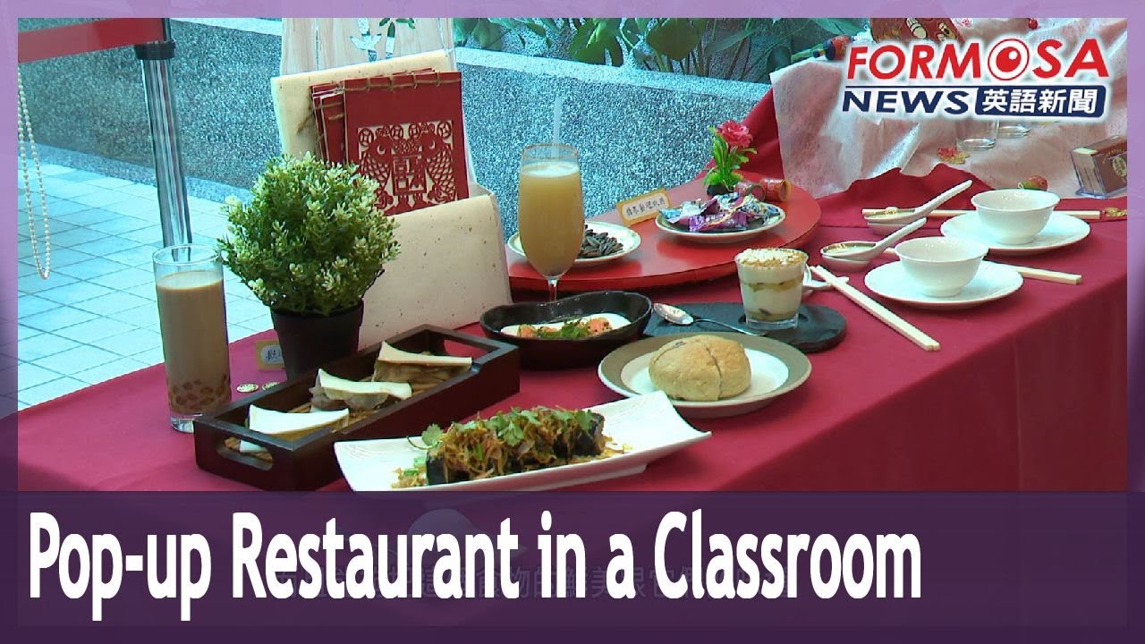 A pop-up restaurant in a classroom: a graduation project for culinary students