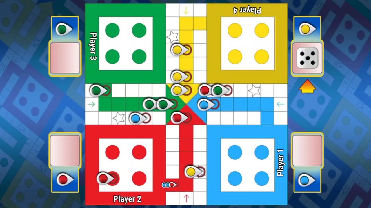 Ludo game in 4 players | Ludo King game in 4 players | Ludo King | Ludo Gameplay