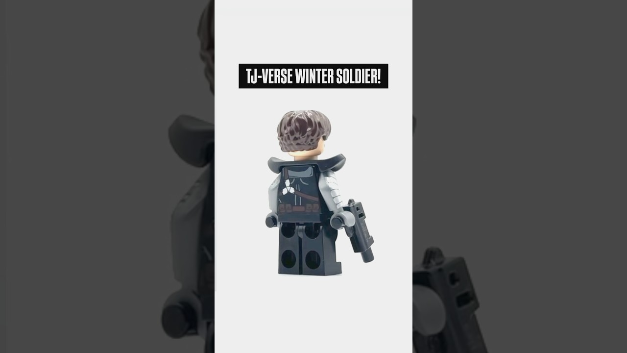 How To Make A LEGO TJ-VERSE WINTER SOLDIER Minifigure! #shorts