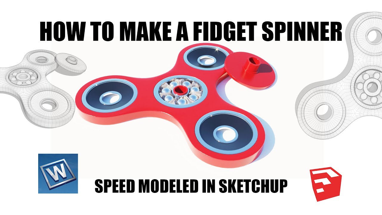 HOW TO BUILD A FIDGET SPINNER - TWO METHODS