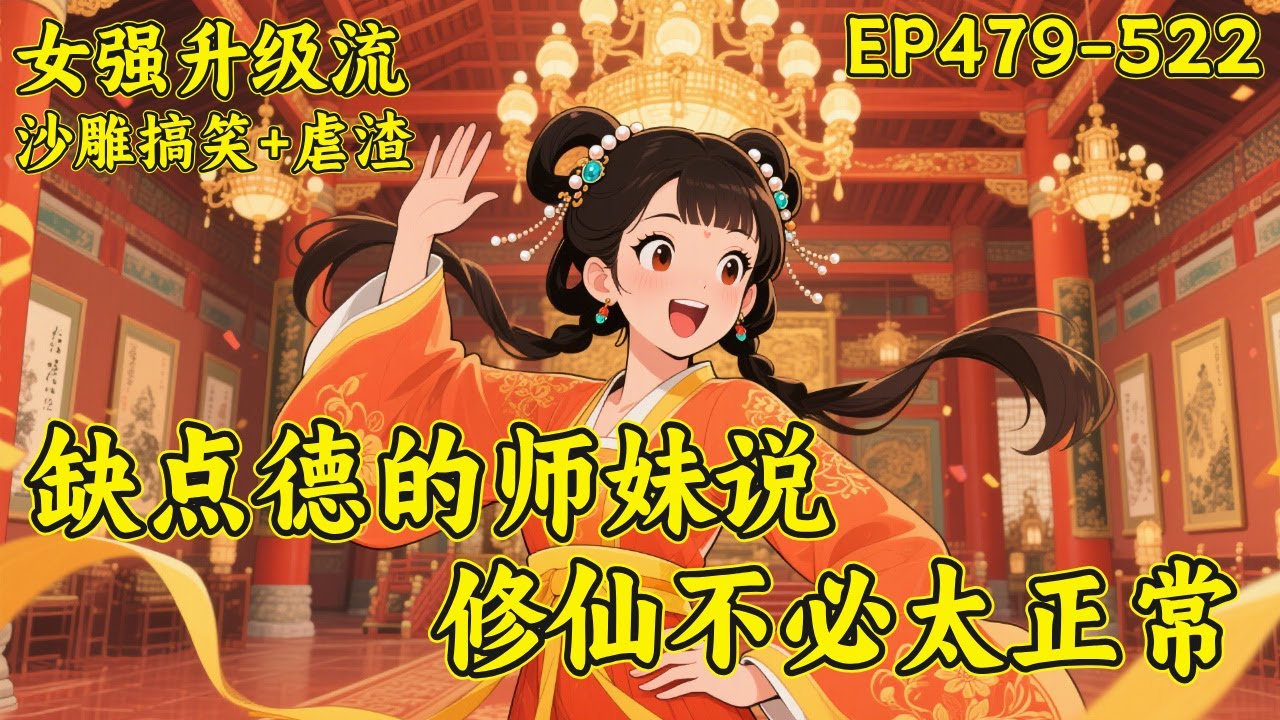 【缺点德的师妹说，修仙不必太正常】（EP479-522）穿进修仙文工具人，九黎反手嘎爆假千金，拳打男主脚踩渣亲！无妄宗全员陪她癫！当夺运术作祟，九黎直接开薅气运 &mdash;&mdash; 敢抢？先问问她手里的剑答不答应！