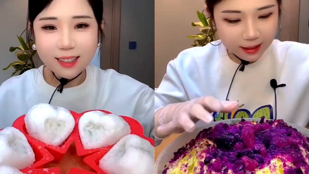 ASMR ICE YY'S MIX REFROZEN SHAVED ICE/ SHAVED JEWELRY ICE EATING | ONLY YY ICE EATING