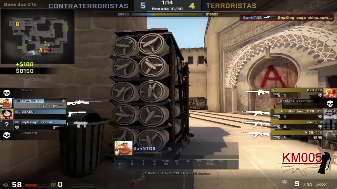 O Time Vacilo CS:GO (MOMENTOS) Competitivo