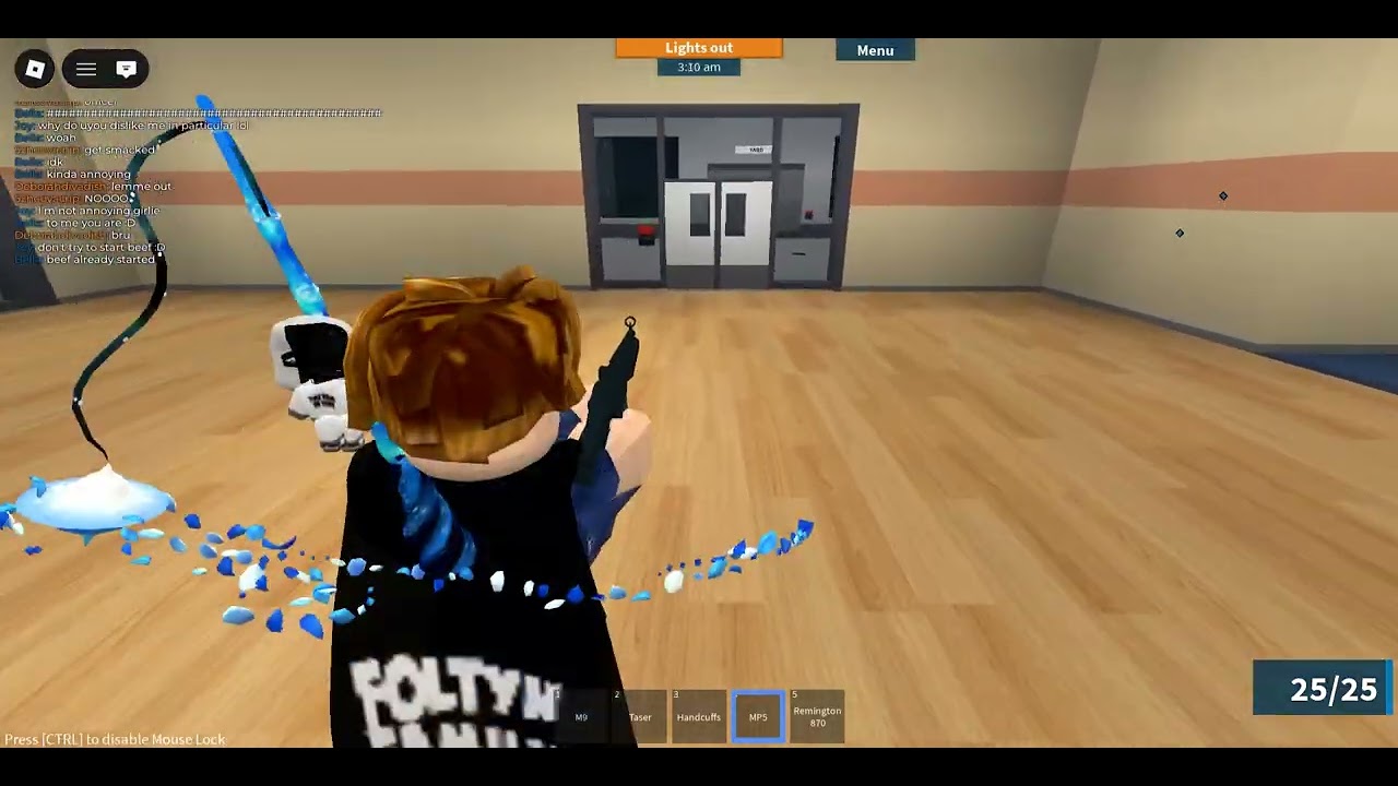 prisoners rn in prison life + people fighting in chat+ taking revenge but just failed on the spot