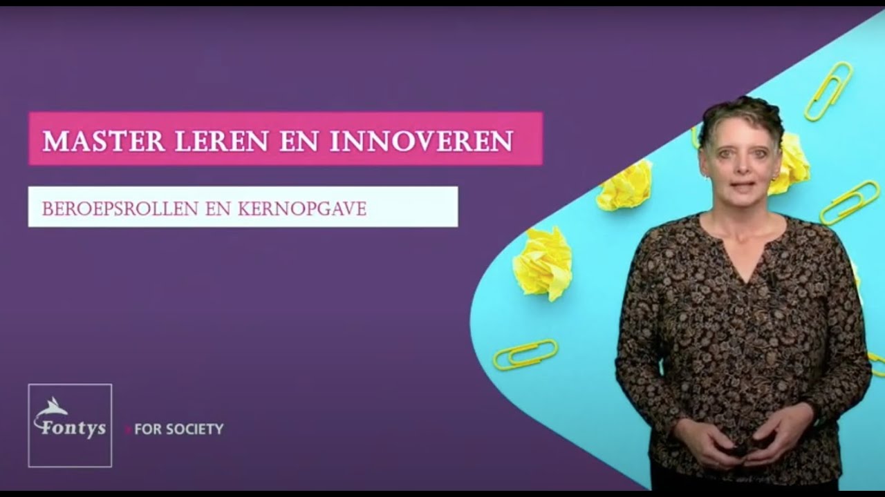 Master Leren en Innoveren - Beroepsrollen en kernopgaven