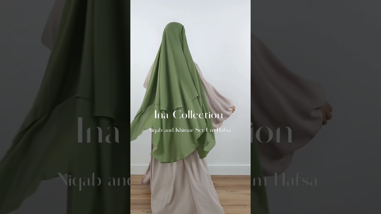 🆕Niqab and Khimar Set Um Hafsa🆕#abayamodern #abayahijab #hijab #modestfashion